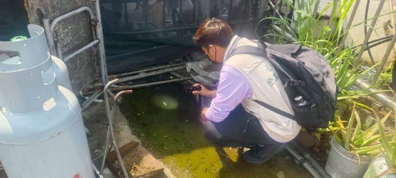 執行高風險登革熱場域稽查 執行高風險登革熱場域稽查